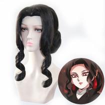 Peruca, cabelo sintético, anime, cosplay, demon slayers, Kibutsuji Muzan