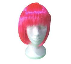 Peruca Chanel Rosa Sintética 25 Cm