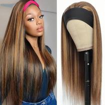 Peruca com bandana Celiarita Ombre Straight Human Hair 55cm 2 /30