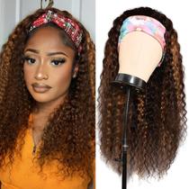 Peruca com bandana Youngirl Ombre Deep Wave Human Hair 20" 4 /27