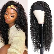 Peruca com faixa de cabeça Bellarayine Deep Wave 150% Density 22"