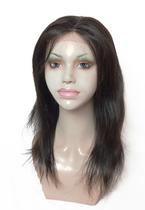 Peruca Com Silk Top Cabelo Humano Natural 30 cm