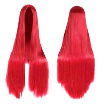 Peruca Comprida Cabelo Liso 102 cm Cosplay Anime e Princesas