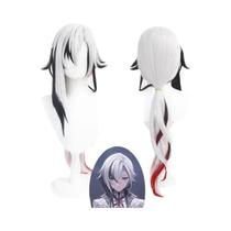 Peruca Cosplay Genshin Impact Arlecchino - Fantasia Fatui Harbinger Snezhnaya Peruca Cosplay Genshin Impact Arlecchino - Fantasia Fatui Harbinger Snezhnaya