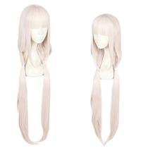 Peruca Cosplay Nekoparas Chocolas Vanillas 100cm de cabelo sintético