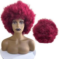 Peruca Crespa Cacheada Black Power Volumosa Orgânica Unissex