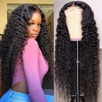 Peruca de cabelo humano com frente de renda bangjazz Brazilian Water Wave 20" Peruca de cabelo humano com frente de renda bangjazz Brazilian Water Wave 20"