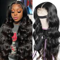 Peruca de cabelo humano sem cola Uonoco Wear and Go Body Wave 5x5 HD
