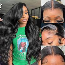 Peruca de cabelo humano Soeyrkke 13x6 Body Wave 200 Density 66cm Peruca de cabelo humano Soeyrkke 13x6 Body Wave 200 Density 66cm