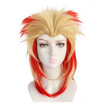 Peruca de cosplay Anime Demons Slayers Rengoku Kyoujurou Purgatory
