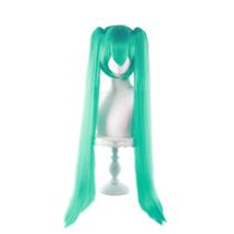 Peruca de cosplay Anime Jade Green Long Twin Ponytails 90cm Peruca de cosplay Anime Jade Green Long Twin Ponytails 90cm