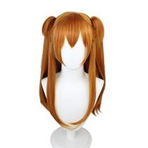 Peruca de cosplay Asuka Langley Sory Fantasia de festa de anime 65cm