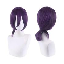 Peruca De Cosplay De Anime Chainsaw Man Reze Em Tom Roxo Acastanhado Para Halloween
