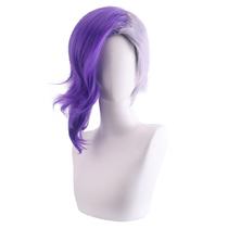 Peruca de cosplay de anime genérica de 35 cm curta ondulada em dois tons para adultos Peruca de cosplay de anime genérica de 35 cm curta ondulada em dois tons para adultos