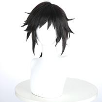 Peruca de cosplay Demons Slayers Tomiokas Giyuus 50 cm Anime
