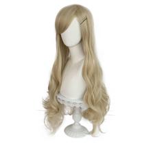 Peruca de cosplay Edens Zeros Rebeccas Bluegardens para cabelo sintético Peruca de cosplay Edens Zeros Rebeccas Bluegardens para cabelo sintético