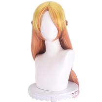 Peruca de cosplay Elga Long Gradient, de loira a rosa, 80 cm de alta temperatura