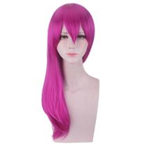 Peruca de cosplay Evelyn KDA Idol Singer Rose 55 cm sintética