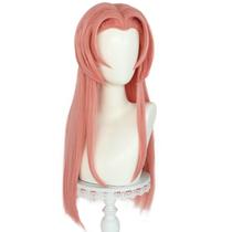 Peruca de cosplay Harunos Sakuras, traje de anime com cabelo sintético