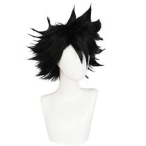 Peruca de cosplay Helluvas Boss Millies para cabelo sintético 28cm Peruca de cosplay Helluvas Boss Millies para cabelo sintético 28cm