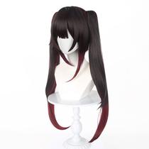 Peruca de cosplay Honkais Stars Rails Sparkles 70 cm de cabelo sintético