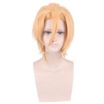 Peruca de cosplay Jojos Bizarre Adventures Pannacotta Fugo Yellow Peruca de cosplay Jojos Bizarre Adventures Pannacotta Fugo Yellow