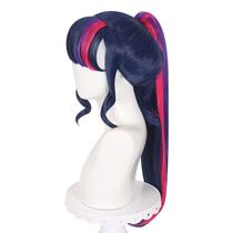 Peruca de cosplay Littles Ponys Twilights Sparkles Cabelo sintético