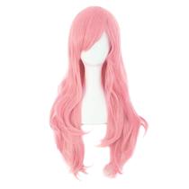 Peruca de cosplay MapOfBeauty Long Curly Hair 70 cm (rosa)