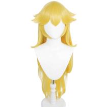 Peruca de cosplay Peachs Princess, fantasia de festa de anime, 72 cm