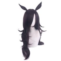 Peruca de cosplay Prettys Derbys Rices Showers 70 cm de cabelo sintético Peruca de cosplay Prettys Derbys Rices Showers 70 cm de cabelo sintético