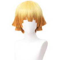 Peruca de Cosplay Wiggy Mermaid Zenitsu Agatsuma Orange Ombre Peruca de Cosplay Wiggy Mermaid Zenitsu Agatsuma Orange Ombre