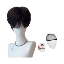 Peruca De Menino Com Franja Curta De 10 Polegadas Em Fibra Sintética Resistente Ao Calor MEISU