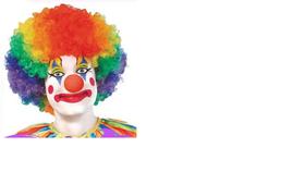 Peruca de palhaço + Nariz Adulto Circo Festa Carnaval