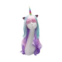 Peruca De Princesa Elsa Anna Rapunzel Ariel Para Meninas Fantasia De Halloween