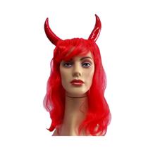 Peruca Diabinha Halloween