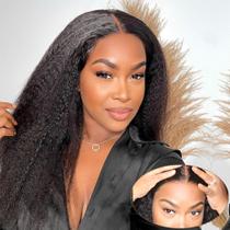Peruca Domisto Wear and Go Kinky Straight 22" 200% de densidade Peruca Domisto Wear and Go Kinky Straight 22" 200% de densidade