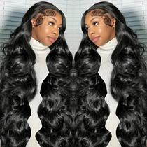 Peruca DONXUE 13x6 HD Frontal 250 Density Body Wave 18" preta