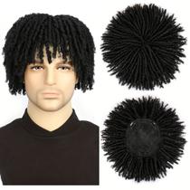 Peruca Dreadlock, cabelo sintético, 20 cm, textura encaracolada curta Peruca Dreadlock, cabelo sintético, 20 cm, textura encaracolada curta