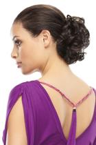 Peruca EasiHair Funbun Curly Synthetic Hair Wrap para mulher Peruca EasiHair Funbun Curly Synthetic Hair Wrap para mulher