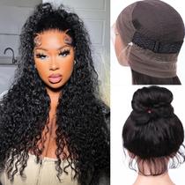Peruca Ebarly Hidden Strap 360 Full Lace Front Human Hair 24"