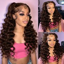 Peruca ELFSECRET Loose Deep Wave 13x4 HD Lace Front 180% de densidade Peruca ELFSECRET Loose Deep Wave 13x4 HD Lace Front 180% de densidade