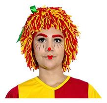 Peruca Emília + Tinta Líquida + Pancake Pó Maquiagem Realist Cor:P