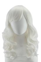 Peruca EpicCosplay Hestia Classic Branca Encaracolada 55cm (08CW)