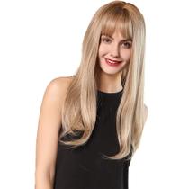Peruca Esmee Charming Light Blonde Sintética de 61 cm com franja Peruca Esmee Charming Light Blonde Sintética de 61 cm com franja