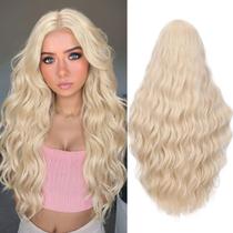 Peruca Fancy Hair Platinada Loira Longa Ondulada 71 cm 28" Peruca Fancy Hair Platinada Loira Longa Ondulada 71 cm 28"