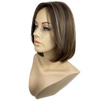 Peruca Fênix com Mechas - Cabelo Humano Natural Brasileiro