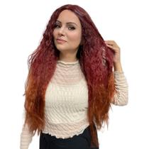 Peruca Fibra Orgânica Premium Wig Cacheada 70cm