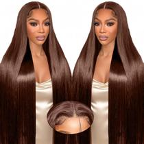 Peruca FNSD Chocolate Brown Human Hair 32" 220% de densidade