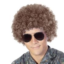 Peruca FREE BEAUTY Fluffy Afro Synthetic Clown para cosplay Brown Peruca FREE BEAUTY Fluffy Afro Synthetic Clown para cosplay Brown