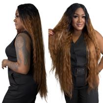 Peruca Front Lace Longa Levemente Cacheada Premium 1 Metro Peruca Front Lace Longa Levemente Cacheada Premium 1 Metro
